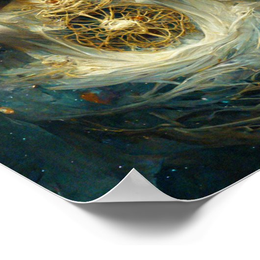 Ethereal Sprite Fantasy Art Poster (Ecke)