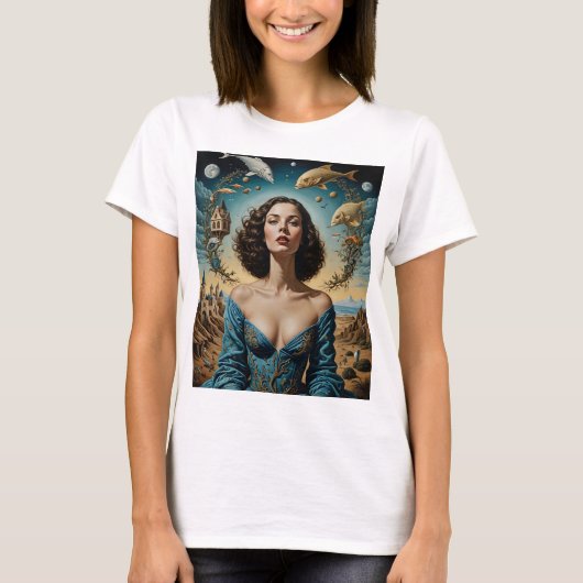 Ethereal Surreal Fantasy Art T - Shirt (Vorderseite)