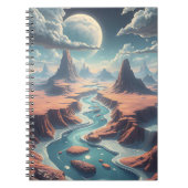 Ethereal Surreal World AI Art Notizblock (Vorderseite)