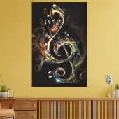 Ethereal Symphony Leinwanddruck (Insitu (Wohnzimmer))