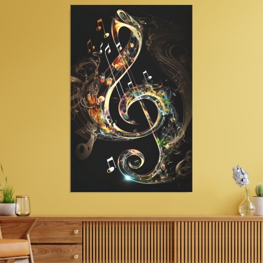 Ethereal Symphony Leinwanddruck (Insitu (Wohnzimmer))