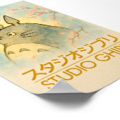 Ethereal Totoro Blossom Poster (Ecke)