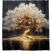 Ethereal Tree of Life Duschvorhang (Vorderseite)