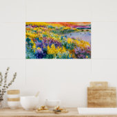 *~* Ethereal TV2 Wilde Blume Pond Lily Pads Poster (Küche)