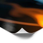 Ethereal Veiled Serenity Poster (Ecke)
