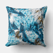 Ethereal Velocity: Geometric Cloud & Arrow Fusion Kissen (Vorderseite)