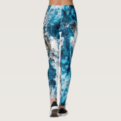 Ethereal Velocity: Geometric Cloud & Arrow Fusion Leggings (Rückseite)