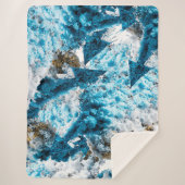 Ethereal Velocity: Geometric Cloud & Arrow Fusion Sherpadecke (Vorderseite)
