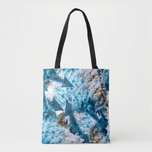Ethereal Velocity: Geometric Cloud & Arrow Fusion Tasche (Vorderseite)