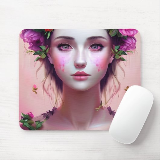 Ethereal verzaubert Märchen Schöne Frau Mousepad (Mit Mouse)