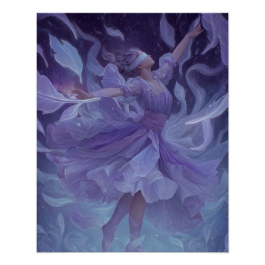 Ethereal Violet Dancer in Dream Motion Poster (Vorderseite)