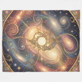 Ethereal Vision – Beyond Reality17 Fleecedecke (Vorderseite (Horizontal))