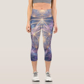Ethereal Vision – Beyond Reality24 Capri Leggings (Vorderseite)