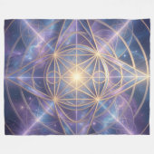 Ethereal Vision – Beyond Reality24 Fleecedecke (Vorderseite (Horizontal))