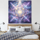 Ethereal Vision – Beyond Reality24 Leinwanddruck (Insitu (Schlafzimmer))