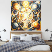 Ethereal Vision – Beyond Reality26 Leinwanddruck (Insitu (Schlafzimmer))