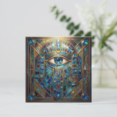 Ethereal Vision – Beyond Reality29 Feiertagskarte (Stehend Vorderseite)