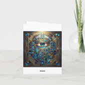 Ethereal Vision – Beyond Reality29 Feiertagskarte (Rückseite)