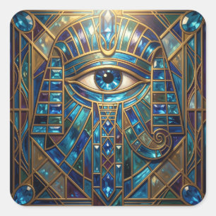 Ethereal Vision – Beyond Reality29 Quadratischer Aufkleber