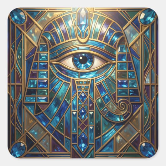 Ethereal Vision – Beyond Reality29 Quadratischer Aufkleber (Vorderseite)