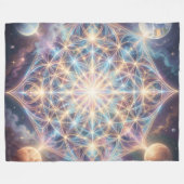 Ethereal Vision – Beyond Reality33 Fleecedecke (Vorderseite (Horizontal))