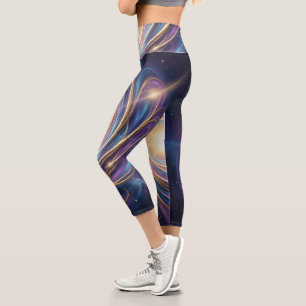 Ethereal Vision – Beyond Reality35 Capri Leggings