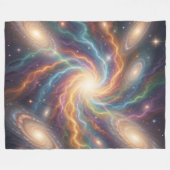 Ethereal Vision – Beyond Reality37 Fleecedecke (Vorderseite (Horizontal))