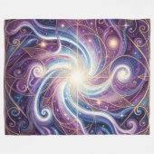 Ethereal Vision – Beyond Reality38 Fleecedecke (Vorderseite (Horizontal))