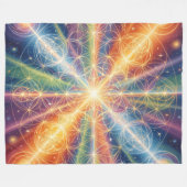 Ethereal Vision – Beyond Reality39 Fleecedecke (Vorderseite (Horizontal))