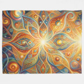 Ethereal Vision – Beyond Reality42 Fleecedecke (Vorderseite (Horizontal))