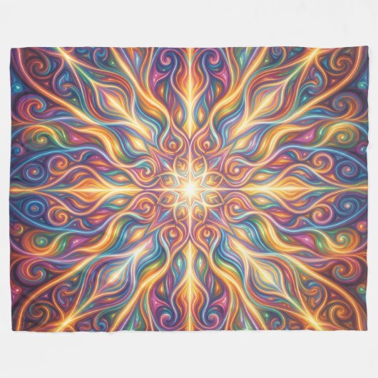 Ethereal Vision – Beyond Reality44 Fleecedecke (Vorderseite (Horizontal))