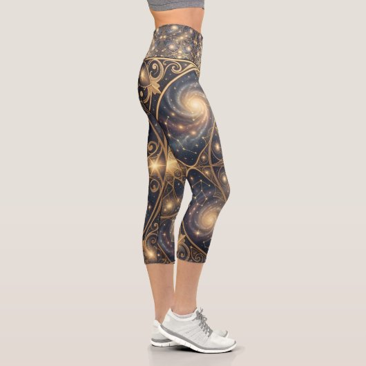 Ethereal Vision – Beyond Reality7 Capri Leggings (Rechts)