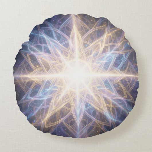 Ethereal Vision – Beyond Reality.59 Rundes Kissen (Vorderseite)