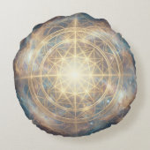 Ethereal Vision – Beyond Reality. Rundes Kissen (Rückseite)