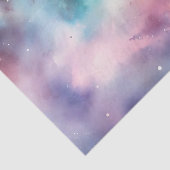 Ethereal Wasserfarbe Galaxy Dreamy Kosmic Seidenpapier (Ausschnitt)