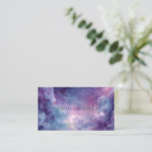 Ethereal Wasserfarbe Galaxy Stardust Visitenkarte (Stehend Vorderseite)