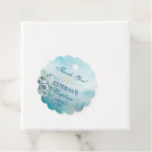 Ethereal Watercolor Baptism Geschenkanhänger (Beispiel)