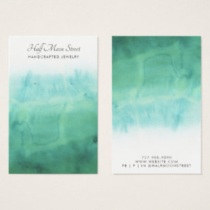 Ethereal Watercolor Earring Juwelier Display Card
