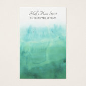 Ethereal Watercolor Earring Juwelier Display Card (Vorderseite)