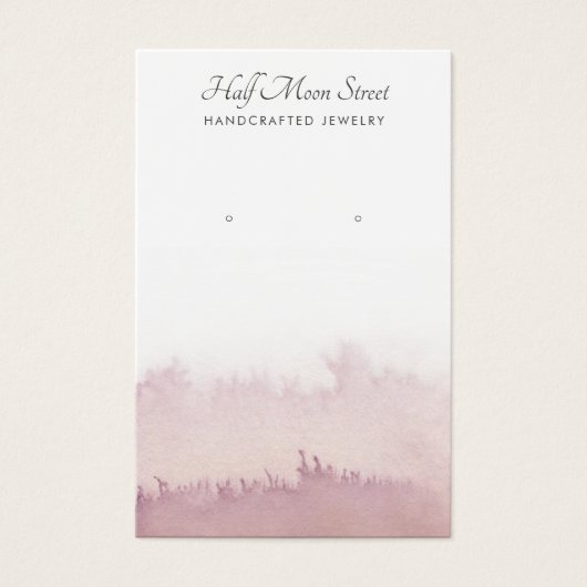 Ethereal Watercolor Earring Juwelier Display Card (Vorderseite)