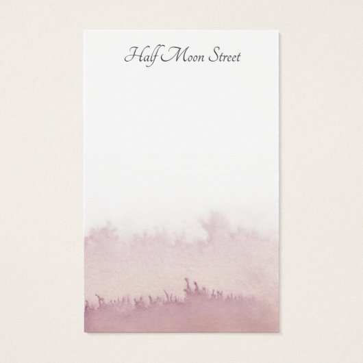 Ethereal Watercolor Earring Juwelier Display Card (Rückseite)