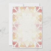 Ethereal Watercolor Floral birthday Invitation Einladung (Rückseite)