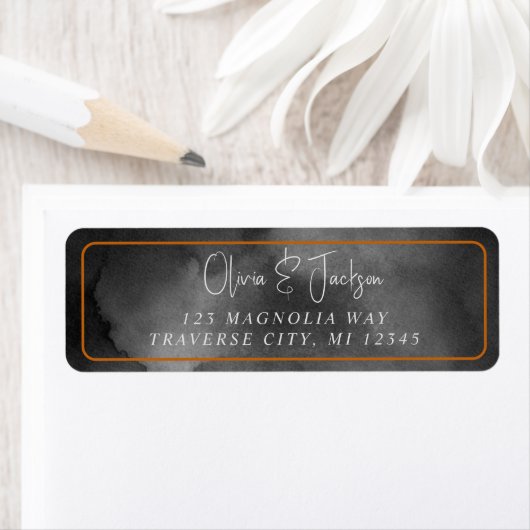 Ethereal Watercolor Moody Black Halloween Hochzeit (Insitu)