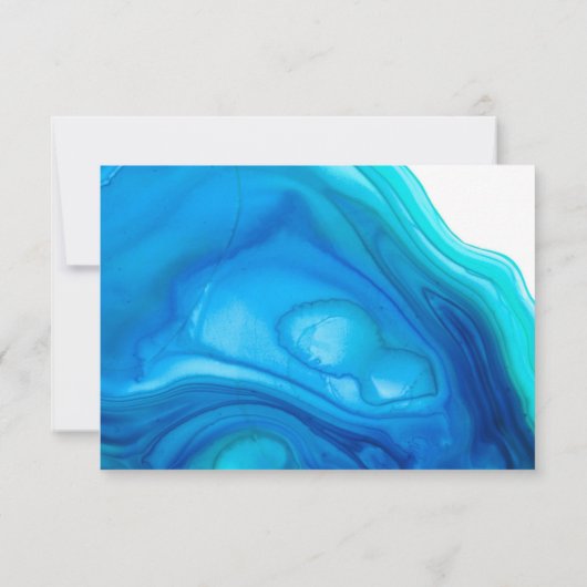 Ethereal Wave Wedding danke Ihnen Karten (Rückseite)