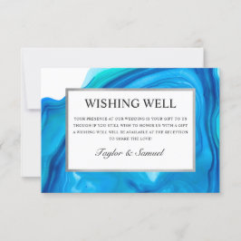 Ethereal Wave wünscht gut Hochzeitskarte Geschenkk RSVP Karte