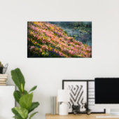 *~* Ethereal Wilde Blume Art Pond Lily Pads TV2 Poster (Heimbüro)