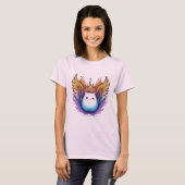 Ethereal Winged Süsse T-Shirt (Vorne ganz)