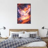 Ethereal Winged Unicorn of Light  | ManJiangHong F Leinwanddruck (Insitu (Schlafzimmer))