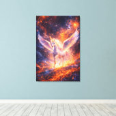 Ethereal Winged Unicorn of Light  | ManJiangHong F Leinwanddruck (Insitu (Holzboden))