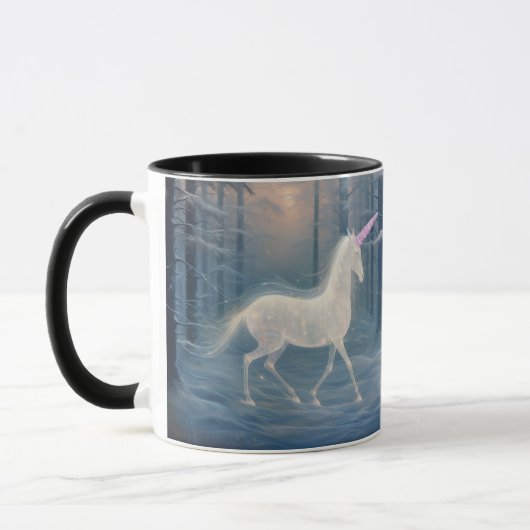 Ethereal Winter Einhorn Kaffee/Tee Tasse (Links)